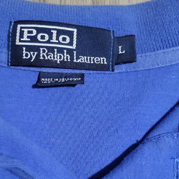 Ralph Lauren Blue Polo Shirt for Kids - Picture 3 of 3